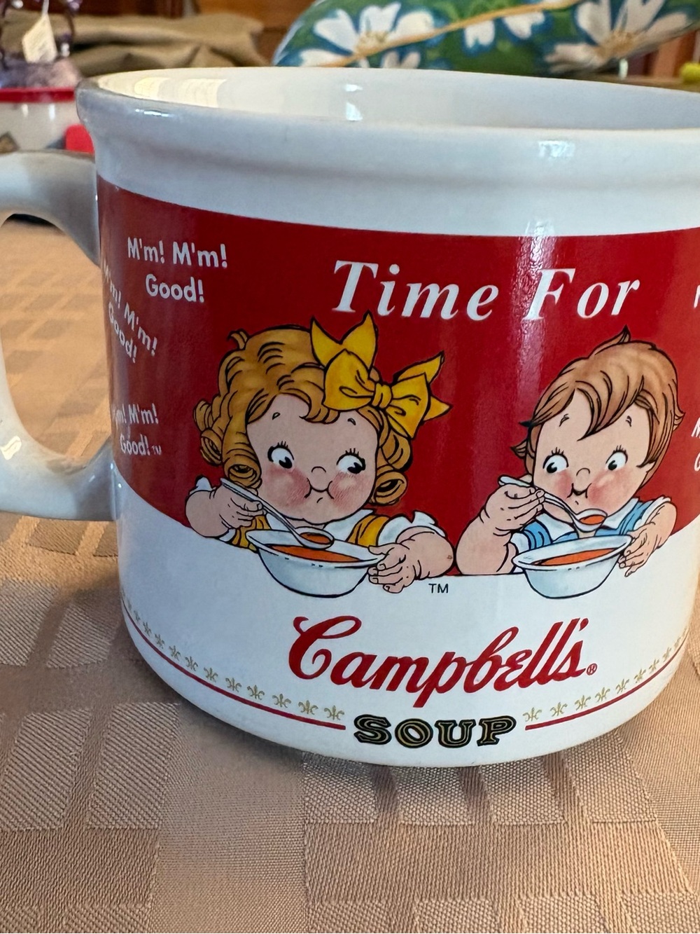 Red Vintage Campbells Soup Mug - Branded Ceramic Cup